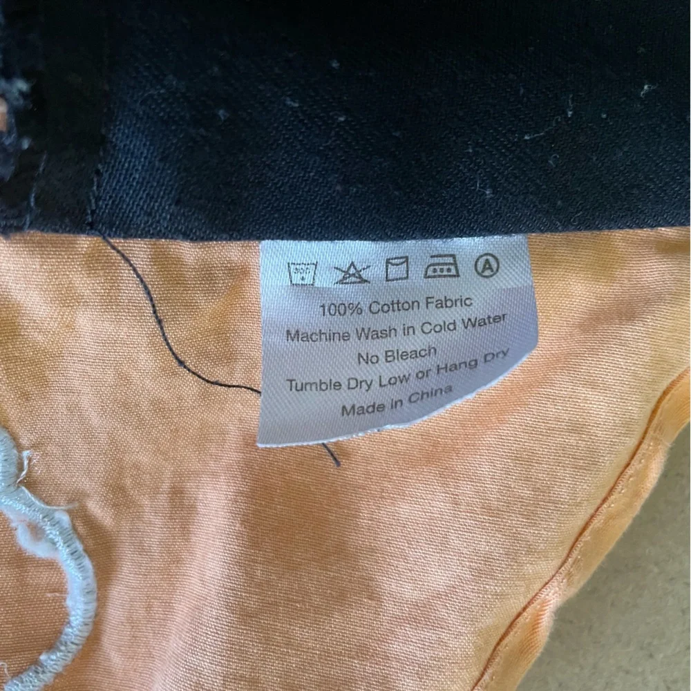 Kitsch’n Glam Black and Orange Machu Picchu Llama Apron with Pockets